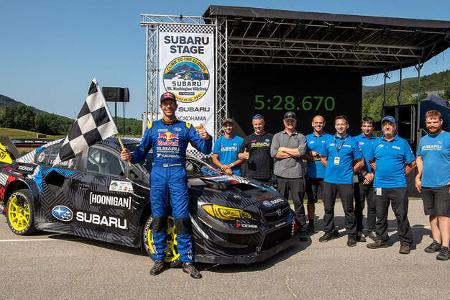 08/2021, Subaru WRX STI Travis Pastrana Hillclimb Mt. Washington