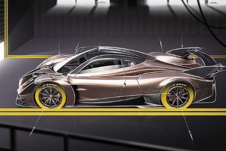 04/2021, Pagani Huayra R offizielles Rendering