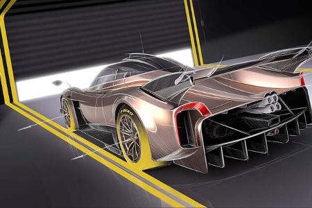04/2021, Pagani Huayra R offizielles Rendering