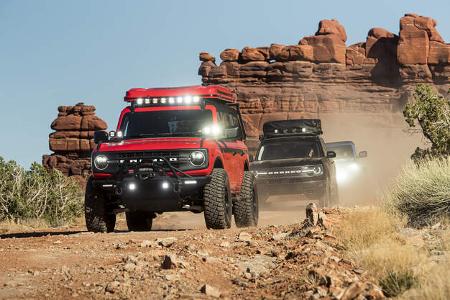 Ford Bronco Sondermodelle auf Moab Easter Jeep Safari 2021