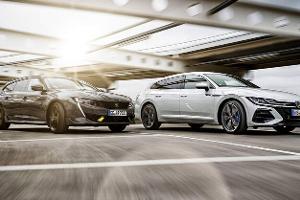 Peugeot 508 SW PSE, VW Arteon SB R, Exterieur