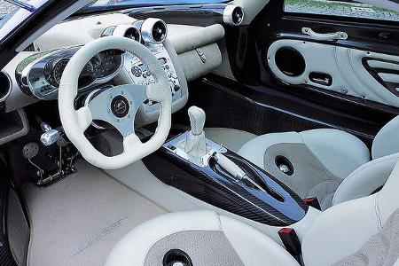 Pagani Zonda S, Innenraum, Cockpit