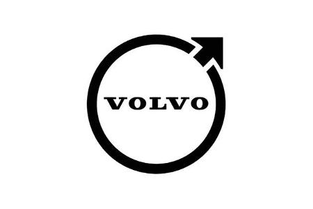09/2021, Volvo Logo neu 2D schwarz weiß