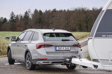 Zugwagentest Skoda Octavia Scout