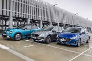Skoda Fabia, Hyundai i20, Citroen C3