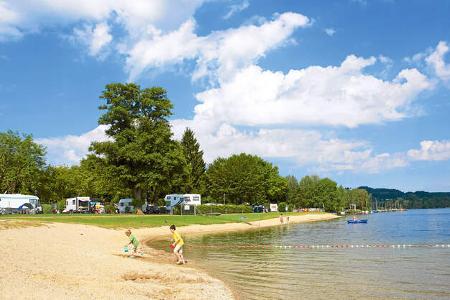 Campingplatz des Monats: Waging, Strand
