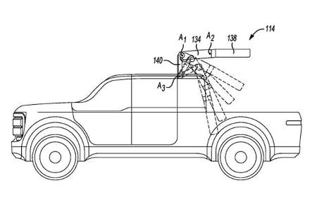 Ford-Patent Kabinen-Heckklappe