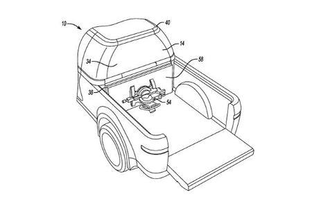 Ford-Patent Kabinen-Heckklappe