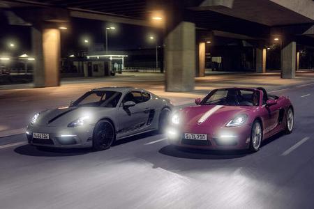 SPERRFRIST 02.11.22 00.01 Uhr Porsche 718 Style Edition Cayman Boxster 2022