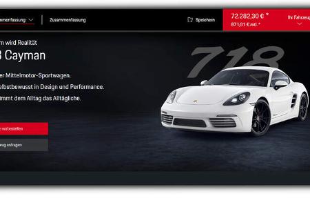 SPERRFRIST 02.11.22 00.01 Uhr Porsche 718 Style Edition Cayman Boxster 2022
