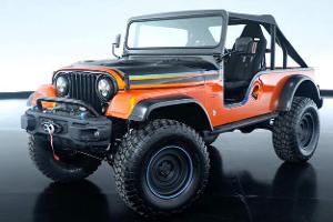 Klassik Jeep unter Strom