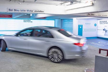 Automated Valet Parking Stuttgart Flughafen Mercedes S-Klasse Automated Valet Parking Stuttgart Flughafen Mercedes S-Klasse