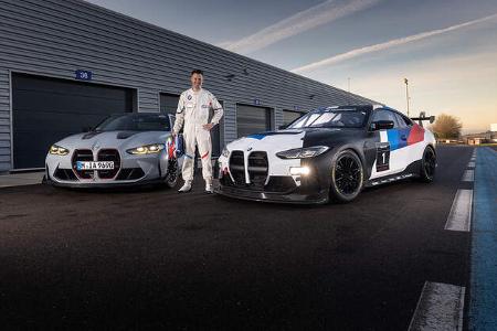 BMW M4 CSL gegen GT4, Rennstrecken-Vergleich BMW M4 CSL gegen GT4, Rennstrecken-Vergleich