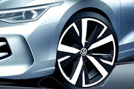 VW Golf Facelift Teaser