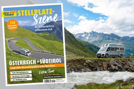 Titelbild, Stellplatz-Szene, Österreich