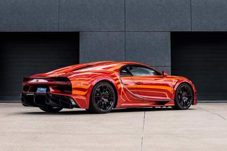 Zwei Bugatti Chiron Super Sport