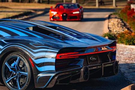 Zwei Bugatti Chiron Super Sport