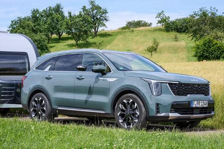 Kia Sorento Zugwagentest f Kia Sorento Zugwagentest f