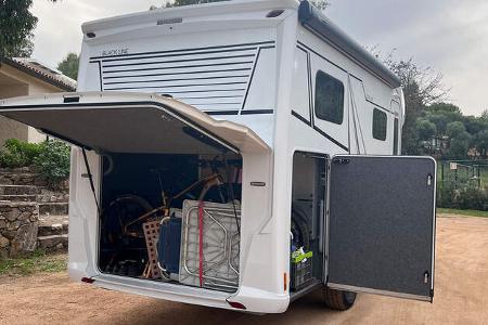 Dauertest Frankia Neo Campingzubehör in Garage