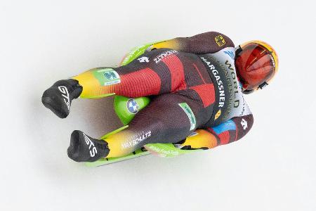 Rodeln: Langenhan Dritter in Sigulda Rodeln: Langenhan Dritter in Sigulda