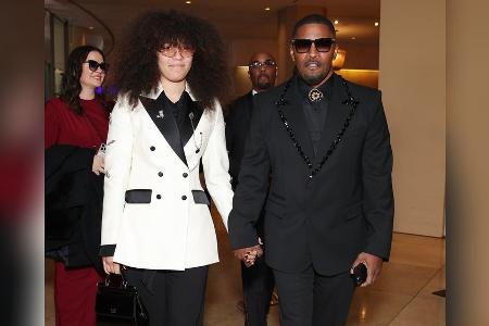 Seltener Auftritt: Jamie Foxx mit Tochter Anelise bei Golden Globes Seltener Auftritt: Jamie Foxx mit Tochter Anelise bei Golden Globes