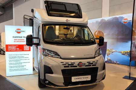 Bürstner Campeo TD 660 auf der Messe