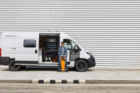 Rocket Camper Base, Seitenansicht 