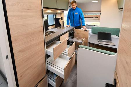 Dethleffs Camper - Schubladen