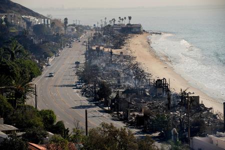 Malibu ist für seine luxuriösen Villen direkt an der Küste bekannt - viele von ihnen sind vollständig niedergebrannt.