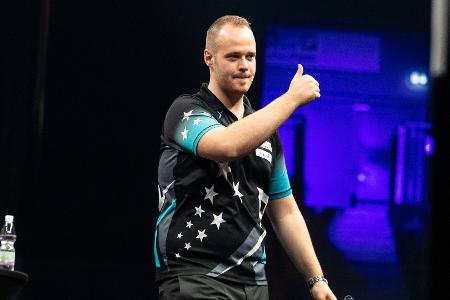 Darts-Profi Hopp erleichtert: Darts-Profi Hopp erleichtert:
