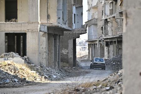 Über Jahre war das Viertel Dschubar in Damaskus Sperrgebiet. Die letzten Bewohner wurden umgesiedelt.