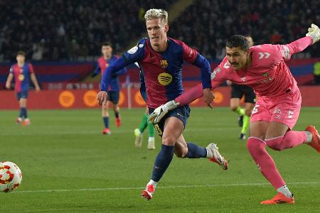 Olmo mit zwei Assists: Barca im Viertelfinale der Copa del Rey Olmo mit zwei Assists: Barca im Viertelfinale der Copa del Rey