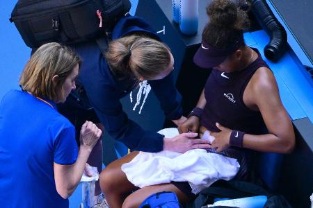 Verletzung: Osaka muss bei Australian Open aufgeben Verletzung: Osaka muss bei Australian Open aufgeben