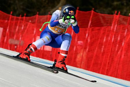Abfahrt in Cortina: Goggia siegt, Vonn patzt Abfahrt in Cortina: Goggia siegt, Vonn patzt