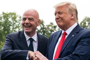 FIFA-Präsident Infantino trifft Trump