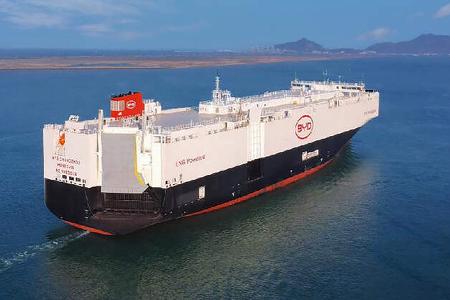 BYD RoRo Autofrachter Frachtschiff Changzhou BYD RoRo Autofrachter Frachtschiff Changzhou