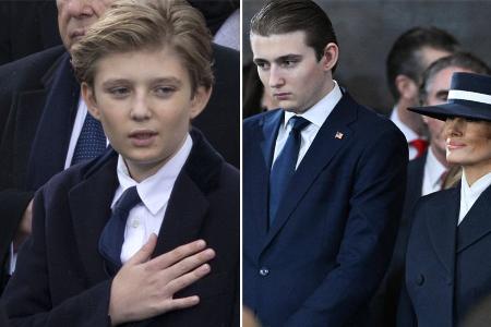 So hat sich Barron Trump seit dem ersten Amtseid verändert So hat sich Barron Trump seit dem ersten Amtseid verändert