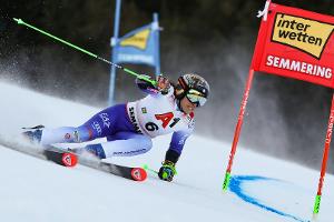Riesenslalom: Brignone führt - Dürr zittert sich in 2. Lauf