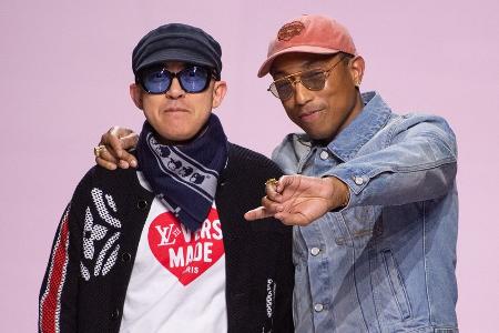 Sänger Pharrell Williams eröffnet die Pariser Fashion Week Sänger Pharrell Williams eröffnet die Pariser Fashion Week