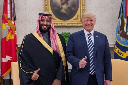 Trump kennt Salman schon aus seiner ersten Amtszeit als US-Präsident. (Archivbild)