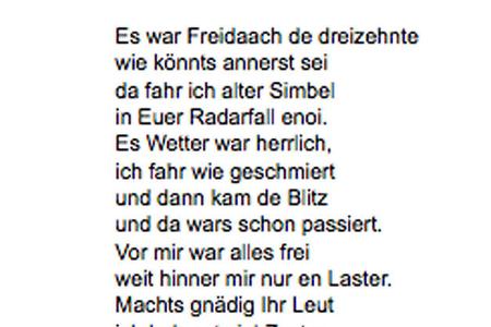 lustige Ausreden Bußgeld
