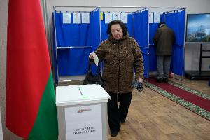 Wahl in Belarus: 40 Prozent der Stimmen vorzeitig im Kasten