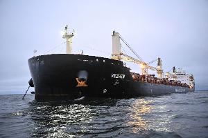 Unter Verdacht: das Frachtschiff "Vezhen".