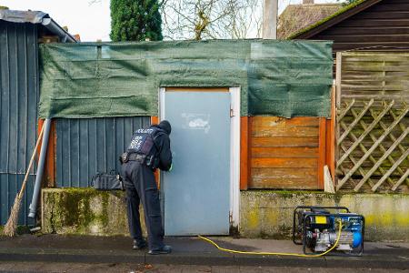 150 Beamte waren im Einsatz.