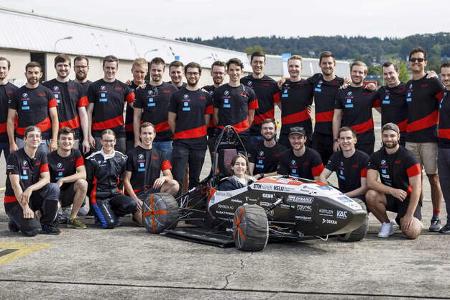 Beschleunigungs-Weltrekord mit E-Auto von Schweizer Studenten