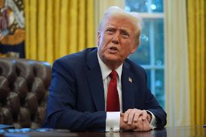 US-Präsident Donald Trump droht erneut mit Sonderzöllen auf Waren aus der EU. (Archivbild)