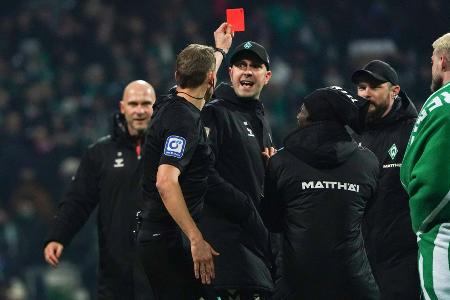 Werner reumütig nach Roter Karte: Werner reumütig nach Roter Karte:
