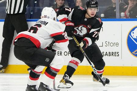 Peterka legt Siegtreffer der Sabres auf Peterka legt Siegtreffer der Sabres auf