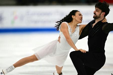 Eiskunstlauf: Deutsches Eistanz-Duo verpasst die Top 10 Eiskunstlauf: Deutsches Eistanz-Duo verpasst die Top 10