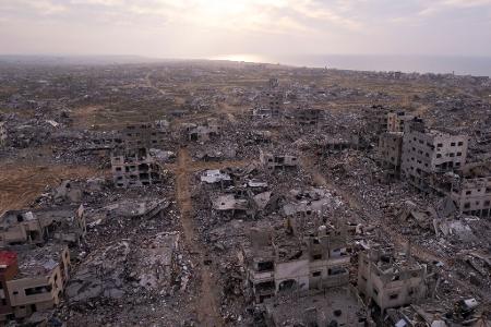 US-Präsident Trump vergleicht den Gazastreifen mit einer Abrissbrache. (Archivbild) 